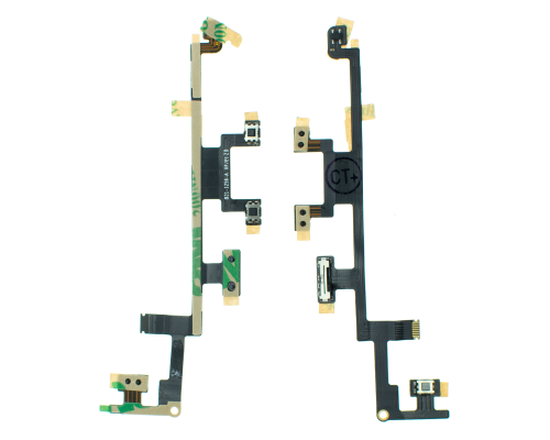 Шлейф iPad 3 з кнопками ввімкнення та гучності (Original Used) PLS-00-00094855