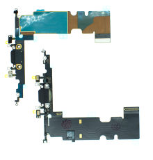 Шлейф iPhone 8 Plus з роз'ємом зарядки black (Original) PLS-00-00079127