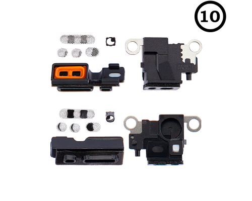 Набір захисних сіток для динаміка та мікрофона Apple iPhone 13 mini (10 комплектів) PLS-00-00091514