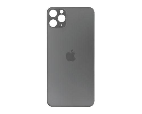 Задня кришка iPhone 11 Pro Max space gray (Більший отвір) PLS-00-00046398