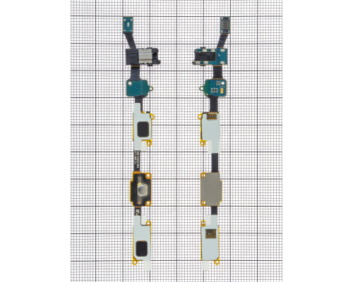Шлейф Samsung J710 Galaxy J7 (2016) з кнопкою Home та роз'ємом навушників (Original) PLS-00-00013415