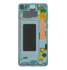 Дисплей Samsung G973 Galaxy S10 з сенсором та рамкою green (Original) PLS-00-00026527