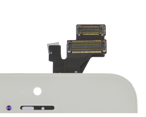 Дисплей iPhone 5 з сенсором та рамкою white (InCell) PLS-00-00011451