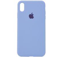 Чохол Silicone Case Full Protective iPhone X(XS) lilac blue PLS-00-00071954