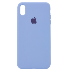 Чохол Silicone Case Full Protective iPhone X(XS) lilac blue PLS-00-00071954