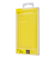Чохол Baseus Simple (TPU) iPhone 12 transparent PLS-00-00070802