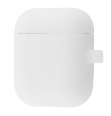 Чохол Silicone Case Slim with Carbine for AirPods 2 white PLS-00-00076074