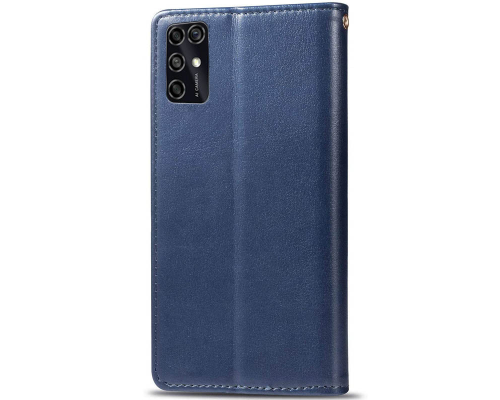 Чохол-книжка Leather GETMAN with card holder ZTE Blade V2020 Smart blue PLS-00-00088167