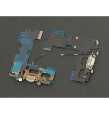 Шлейф iPhone 7 з роз'ємом зарядки white PLS-00-00013574