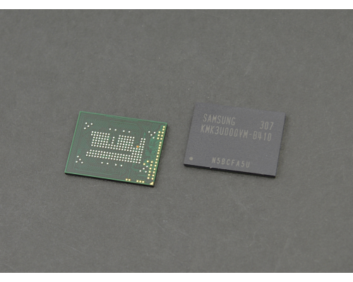 Мікросхема пам'яті Samsung KMK3U000VM-B410, 1/16GB, BGA 186, Rev. 1.5 (MMC 4.41) (Original Used) PLS-00-00008951