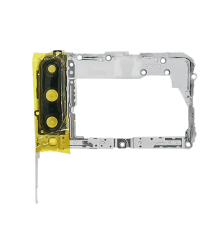 Скло камери Huawei P40 Lite E з рамкою black (Original) PLS-00-00073484