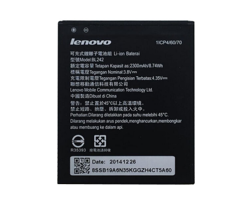 Акумулятор Lenovo BL242 (Original China) PLS-00-00015779