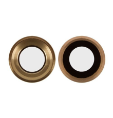 Скло камери Apple iPhone 6S з рамкою gold PLS-00-00014070