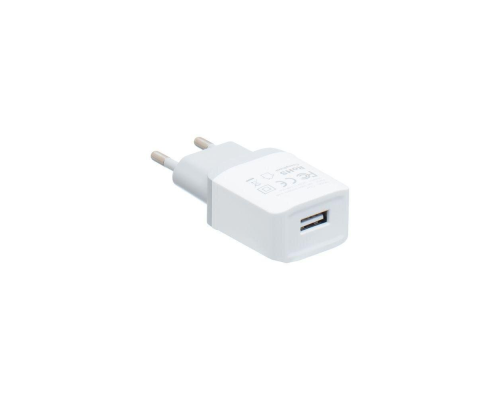 Зарядний пристрій Hoco C22A 12W 2.4A 1USB-A white PLS-00-00053346