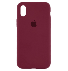 Чохол Silicone Case Full Protective iPhone X(XS) plum PLS-00-00083142