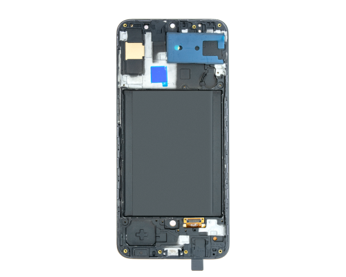 Дисплей Samsung A307 Galaxy A30s (2019) з сенсором та рамкою black (OLED) (Big size) PLS-00-00043652