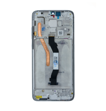 Дисплей Xiaomi Redmi Note 8 Pro (Dual SIM-holder) з сенсором та рамкою white (Original China) PLS-00-00081576