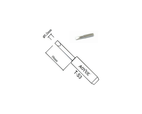 Паяльне жало AOYUE T-S3 st-7158