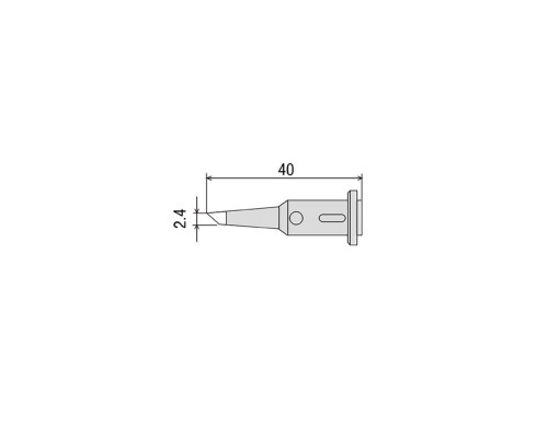 Паяльне жало Goot GP-501RT-2.4С