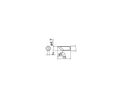 Паяльне жало HAKKO T12-K st-884737