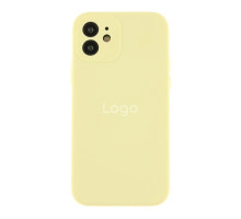 Чохол Silicone Case Full Size with Frame для iPhone 11 60.Crem Yellow ma36207_3607046 2020000491934