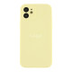 Чохол Silicone Case Full Size with Frame для iPhone 11 60.Crem Yellow ma36207_3607046 2020000491934
