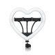 Лампа RGB JM33-13 33cm (Heart Style) з трьома тримачами Чорний ma69905_172960