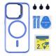 Чохол TPU+PC+Metal Stand Case with MagSafe and Camera Lenses для iPhone 14 Pro М'ята упаковка Blue ma80715_205041 2020000505747