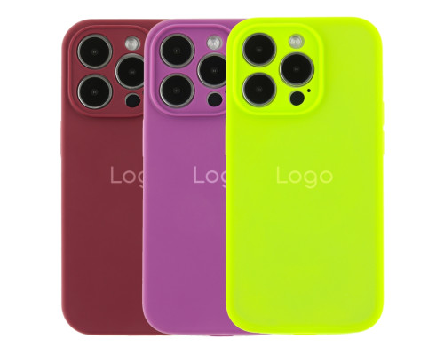 Чохол Silicone Case Full Size with Frame для iPhone 14 Pro Max М'ята упаковка 81.Chalk Pink ma38940_3868983