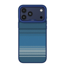 Чохол Kajsa Resort Collection Gradient Stripe with MagSafe для iPhone 17 Pro Blue Plus O-Ring ma95867_248881 2020000507208