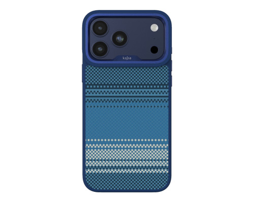 Чохол Kajsa Resort Collection Gradient Stripe with MagSafe для iPhone 17 Pro Blue Plus O-Ring ma95867_248881 2020000507208