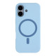 Чохол Glow Silicone Case with Magsafe для iPhone 17 Blue ma37986_3666766 2020000502289