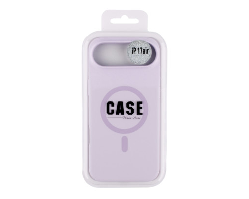 Чохол Glow Silicone Case with Magsafe для iPhone 17 Air Light purple ma37987_3666780 2020000502180