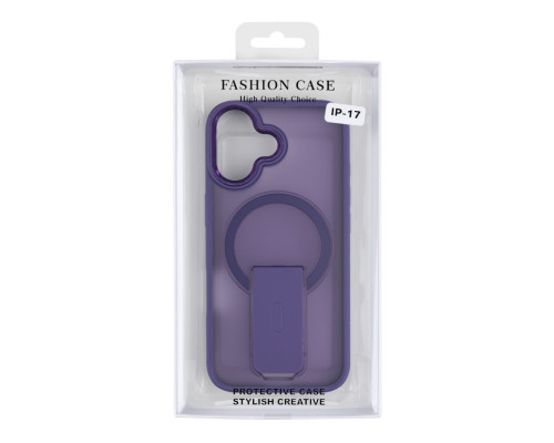 Чохол TPU+PC FlexGuard Magnetic Ring Stand для iPhone 17 Dark Purple ma38100_3667543 2020000500056