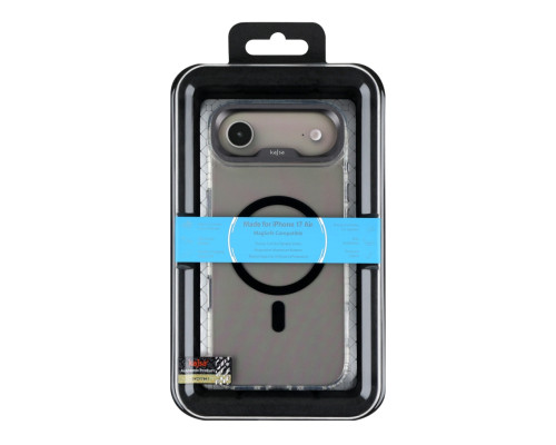 Чохол Kajsa Trans-Shield with MagSafe для iPhone 17 Air Gun Metal O-Ring ma129239_333633 2020000509264