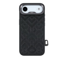 Чохол Kajsa Briquette Collection Rhombus with MagSafe для iPhone 17 Air Black O-Ring ma39046_3869660 2020000509431