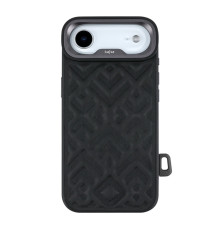 Чохол Kajsa Briquette Collection Rhombus with MagSafe для iPhone 17 Air Black O-Ring ma39046_3869660 2020000509431