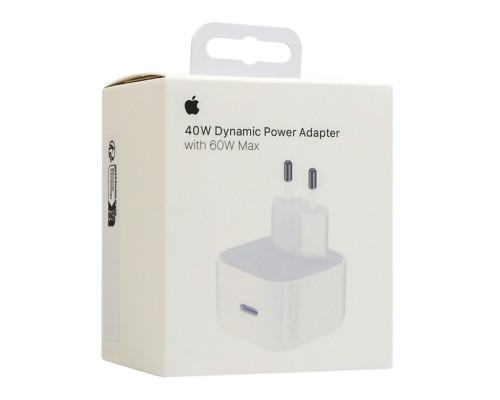 Мережевий Зарядний Пристрій Apple PD 40W/60W 1:1 Бiлий ma39009_3869557