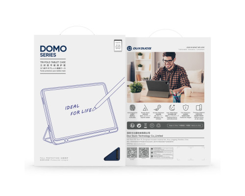 Чохол Dux Ducis Domo для Samsung Tab A11 Plus/A9 Plus 11" Black ma38719_3867976