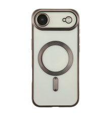 Чохол TPU Metallic Chrome Full Camera with Magsafe для iPhone 17 Air Chrome Black ma38676_3867893