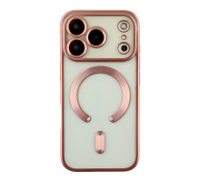 Чохол TPU Metallic Chrome Full Camera with Magsafe для iPhone 17 Pro Chrome Rose ma38677_3867906 2020000491484