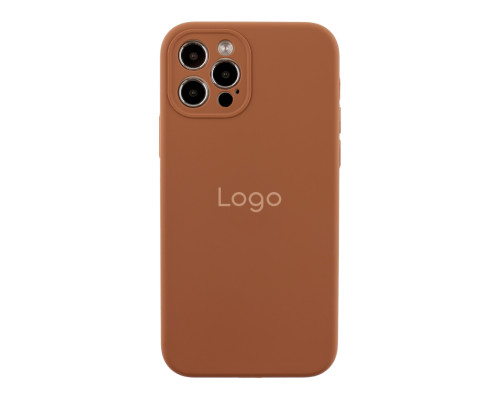 Чохол Silicone Case Full Size with Frame для iPhone 12 Pro 93.New Brown ma25211_1601072