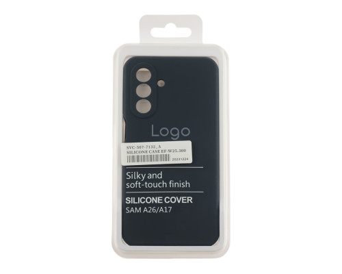 Чохол Liquid Silicone (AA) Full Camera для Samsung Galaxy A17 (A175)/A17 5G (A176) 08.Dark Blue ma38188_3667797 2020000509752