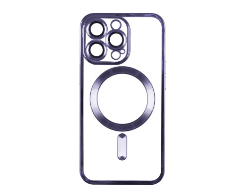 Чохол TPU Metallic Full Camera with Magsafe для iPhone 14 Pro М'ята упаковка Gold ma193446_502153 2020000512530