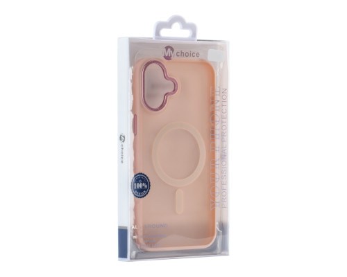Чохол TPU+PC Goldencis Matte with MagSafe для iPhone 17 Pink ma39000_3869527 2020000496717
