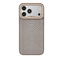Чохол Kajsa Glamorous Collection Snake Pattern with MagSafe для iPhone 17 Pro Desert Gold O-Ring ma240161_634076 4894505233058