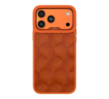Чохол Kajsa Splendid Collection 3D Cube Pattern with MagSafe для iPhone 17 Pro Orange Plus O-Ring ma240163_634086 4894505257245