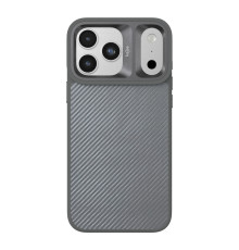 Чохол Kajsa Glamorous Collection Straw Mat Pattern with MagSafe для iPhone 17 Pro Max Grey B-Ring ma240425_634679 4894505237858