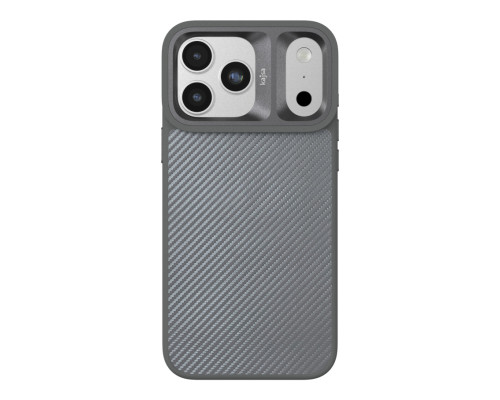 Чохол Kajsa Glamorous Collection Straw Mat Pattern with MagSafe для iPhone 17 Grey ma240427_634688 4894505237919