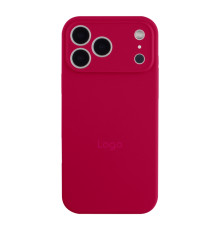Чохол Silicone Case Full Size with Frame для iPhone 18 Pro 37.Rose Red ma253984_664233 2020000517245